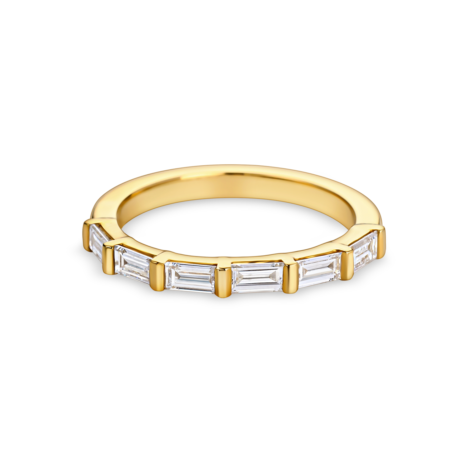 Chunky Baguette Diamond Band