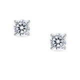 Round Diamond Stud Earrings