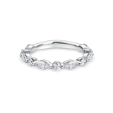 Marquise & Round Diamond Band