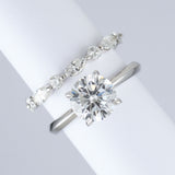 Marquise & Round Diamond Band