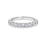 Prong-Set Oval Diamond Band