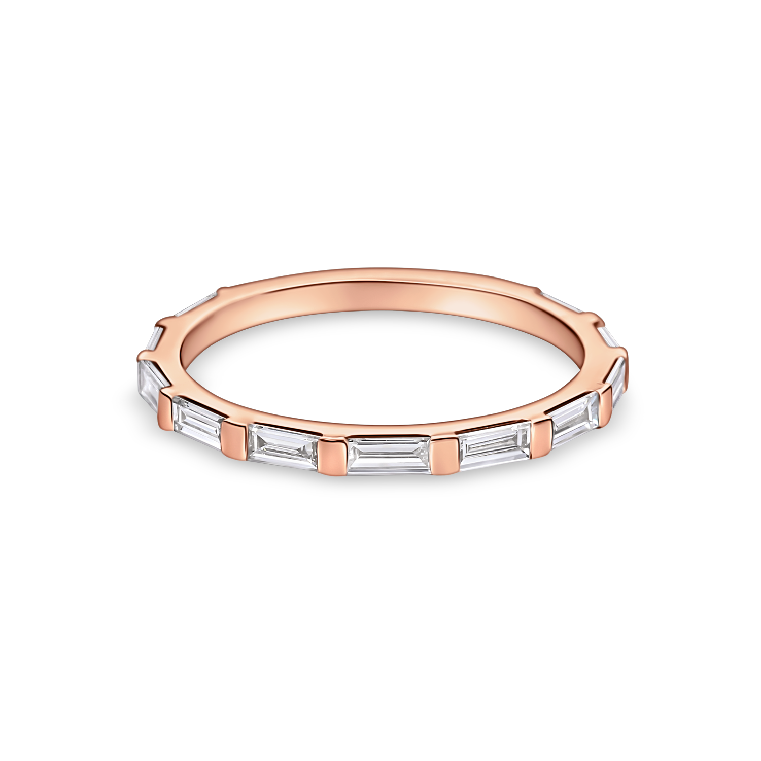 Skinny Baguette Diamond Band