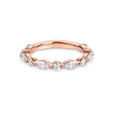 Marquise & Round Diamond Band