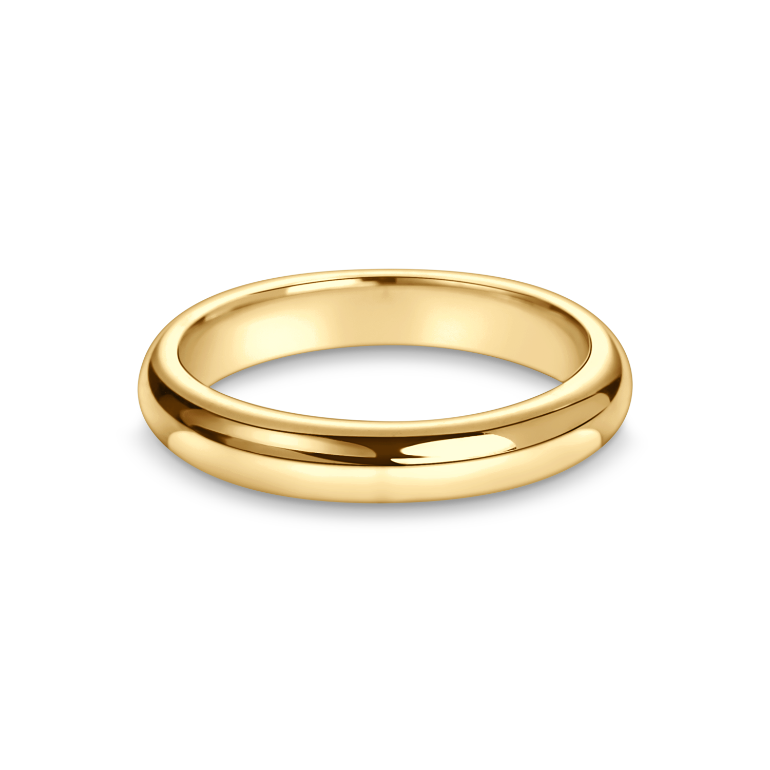 D-Shaped Wedding Band