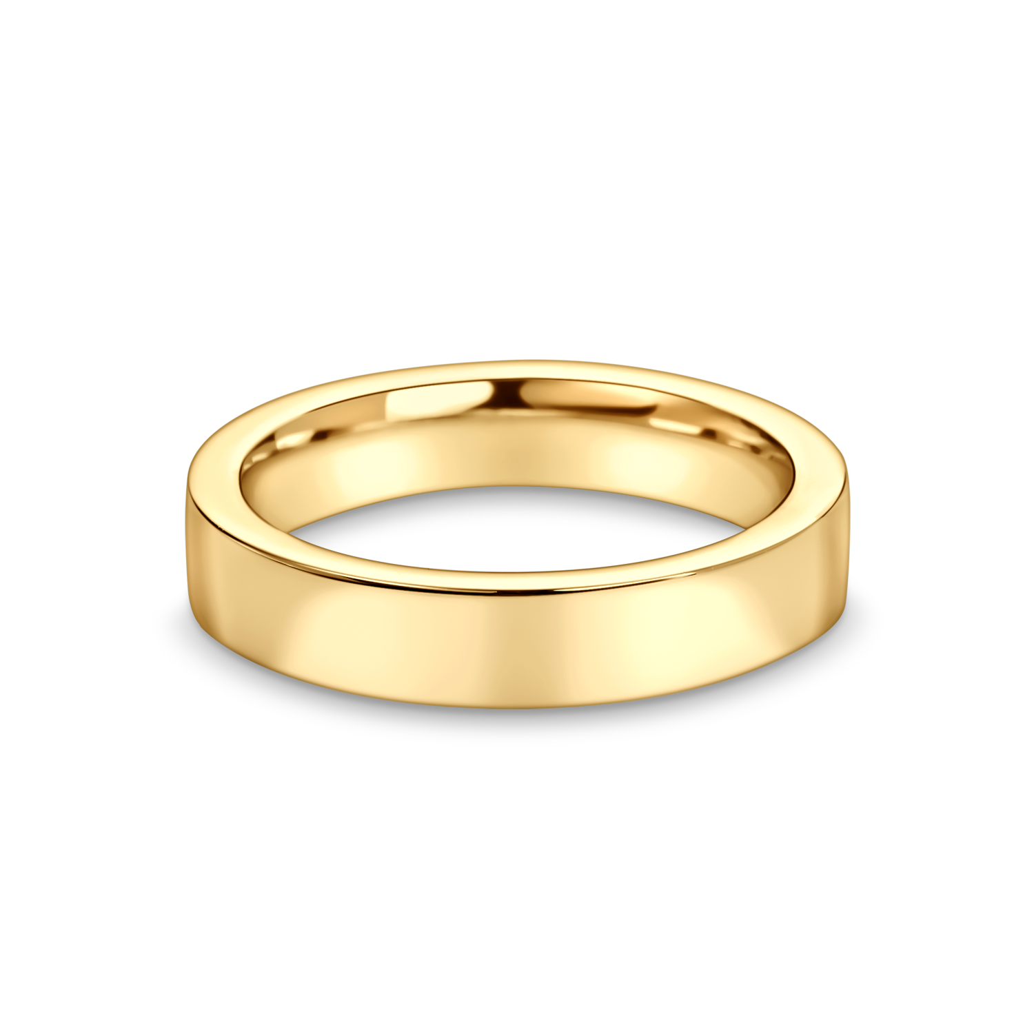 Flat Wedding Band