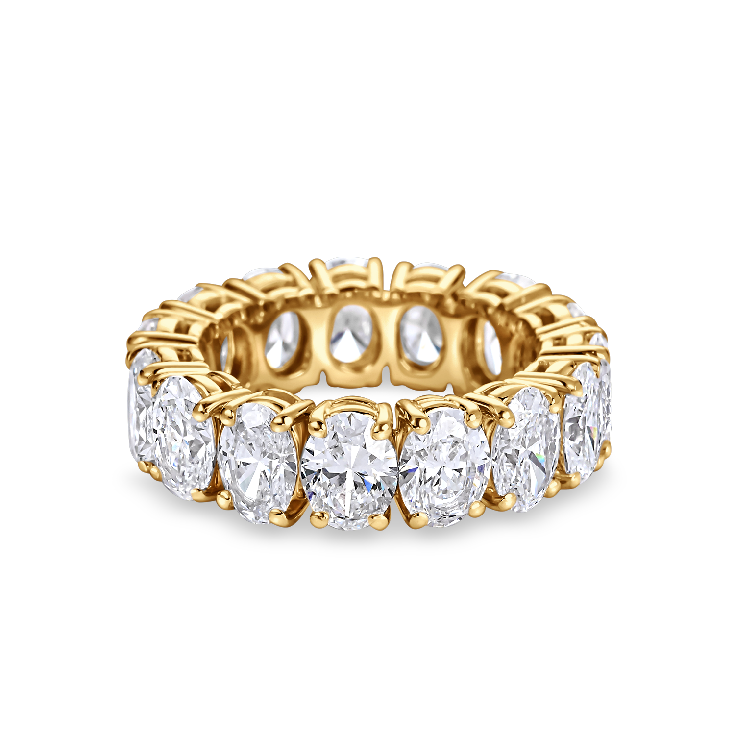 Oval-Cut Eternity Band